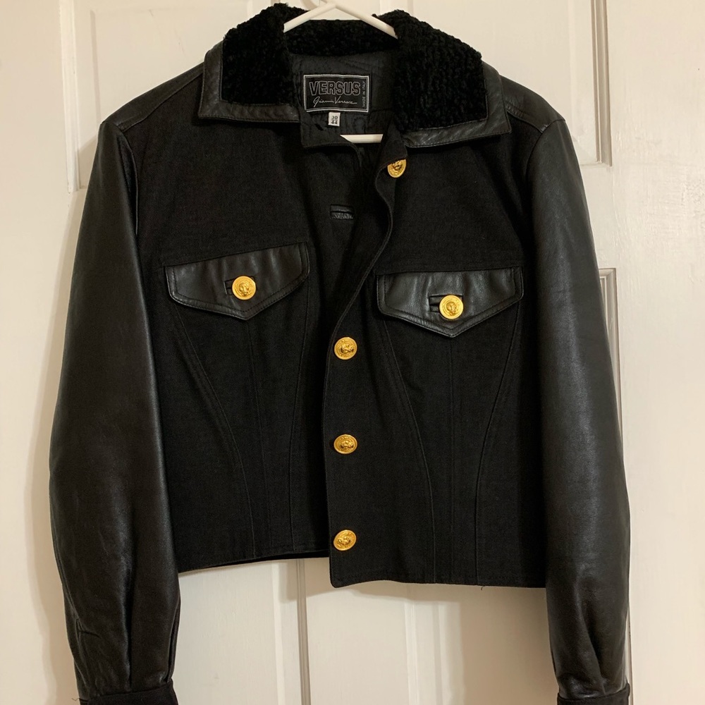 Versus Versace Leather Jacket